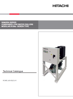 SAMURAI CONDENSERLESS CLH1 TECHNICAL CATALOGUE