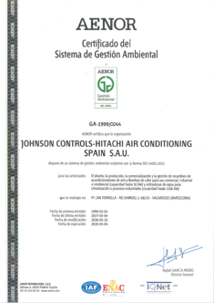ISO 14001 Factory Certificate